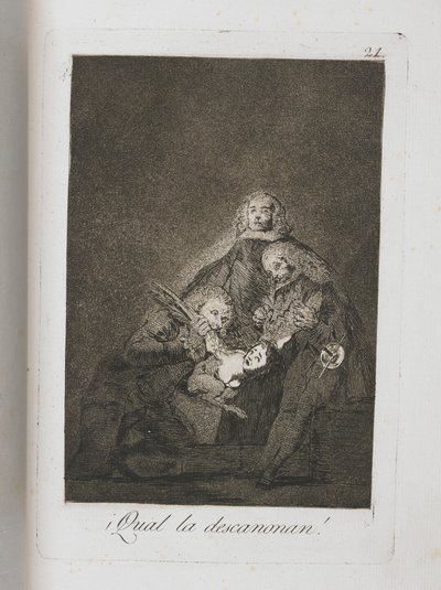 Tafel aus Los Caprichos, 1797-1798 von Francisco de Goya